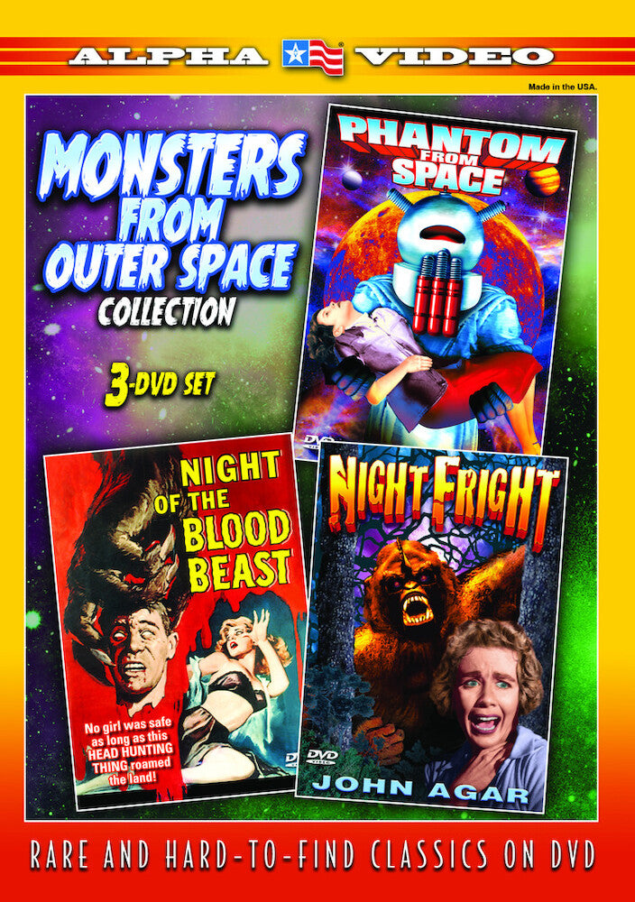 monsters from outer space collection (phantom from space / night of the blood beat / night fright) - DVD