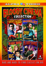 bloody cinema collection (the bloody brood / a bucket of blood / blood lust / blood thirst) - DVD