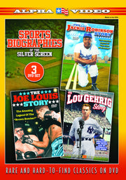 Sports Biographies of the Silver Screen: Jackie Robinson, Joe Louis, and Lou Gehrig - 