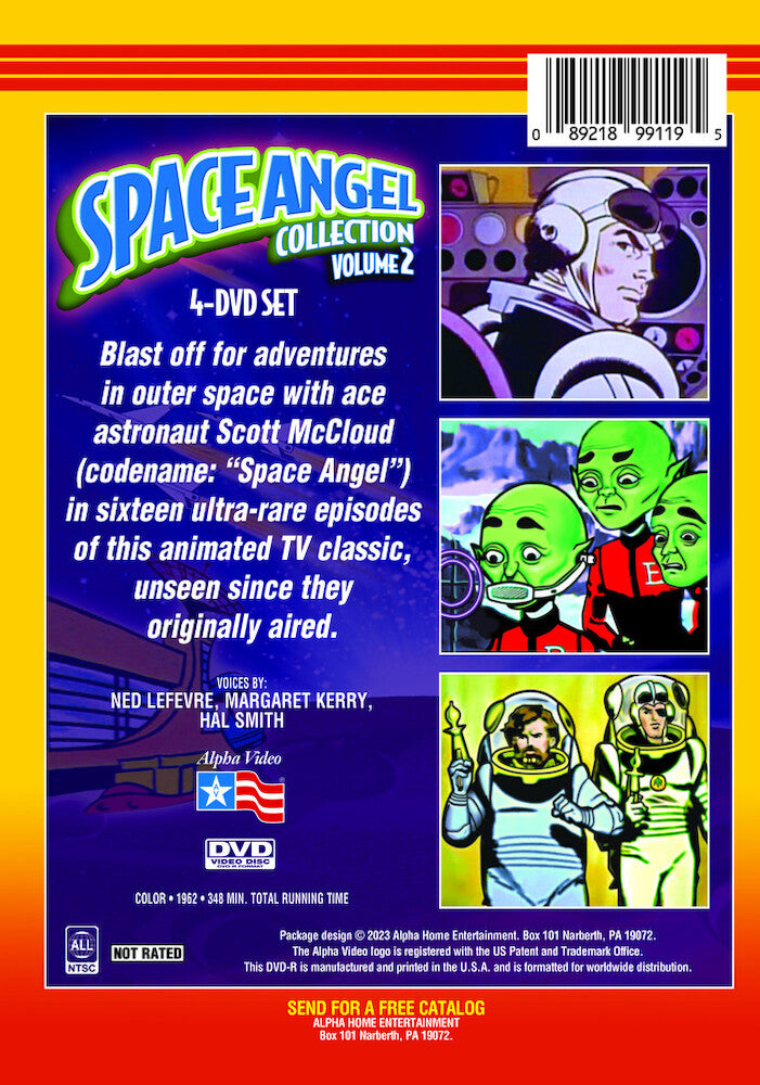 space angel collection, volume 2 - Back Panel - DVD
