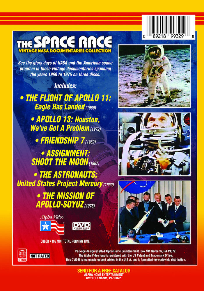 the space race: vintage nasa documentaries collection - Back Panel - DVD