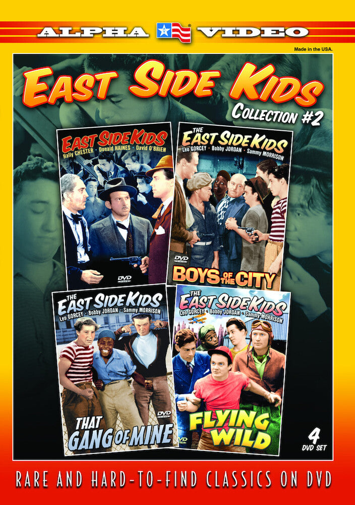 east side kids collection #2 (east side kids/boys of the city/that gang of mine/flying wild) (4-) - DVD