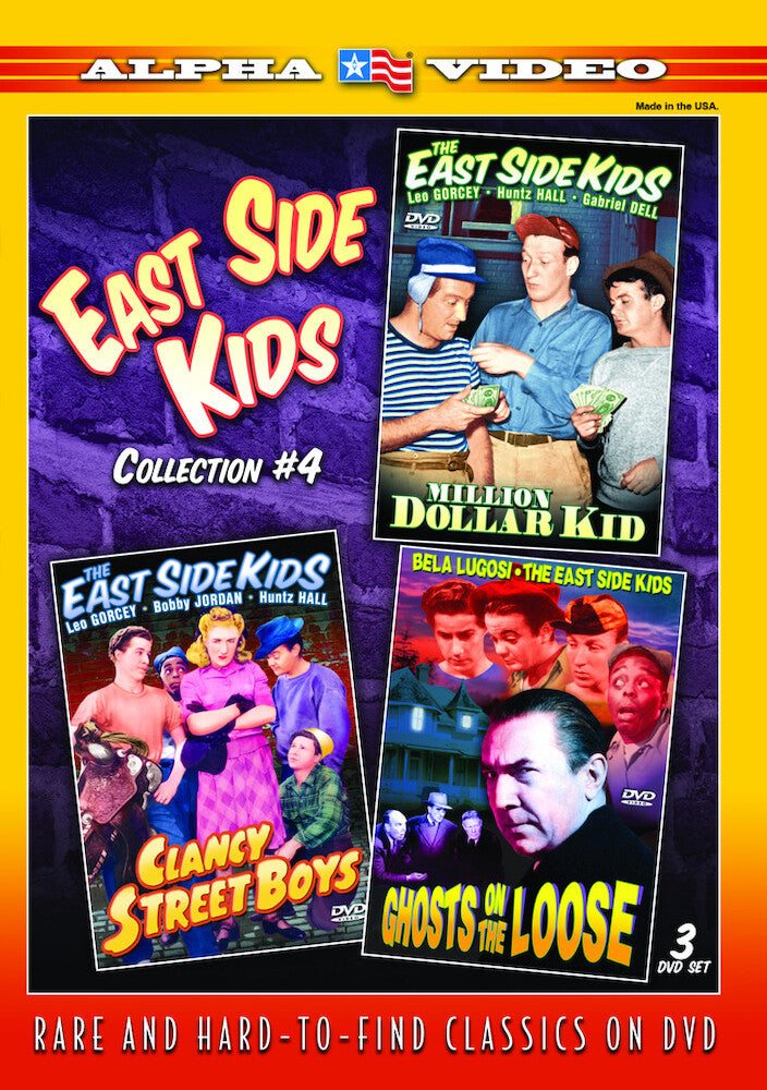 East Side Kids Collection #4 (Clancy Street Boys/Ghosts On The Loose/Million Dollar Kid) - 