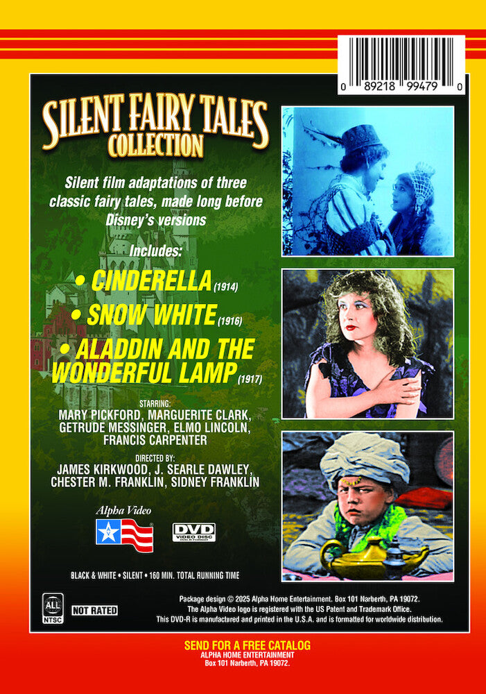 silent fairy tales collection - Back Panel - DVD