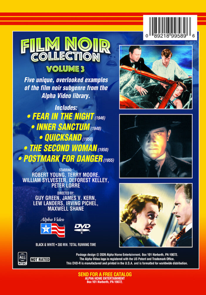 Film Noir Collection, Volume 3 - Back Panel - 