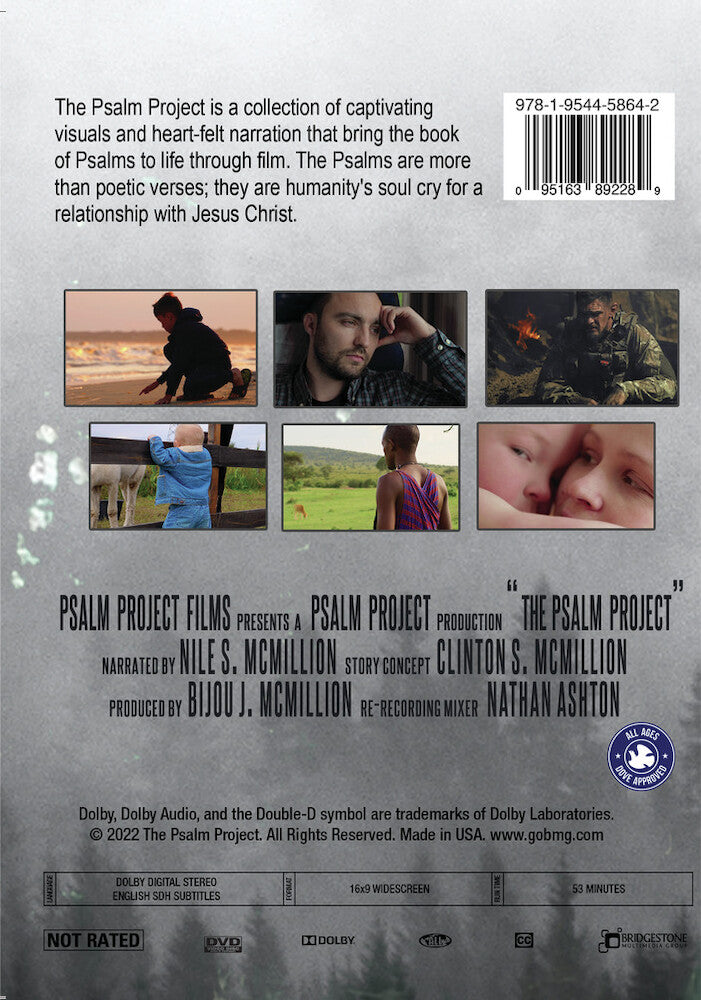 the psalm project - Back Panel - DVD