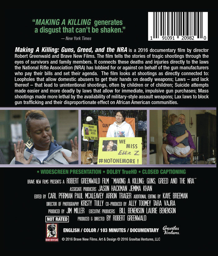 making a killing - Back Panel - Blu-ray