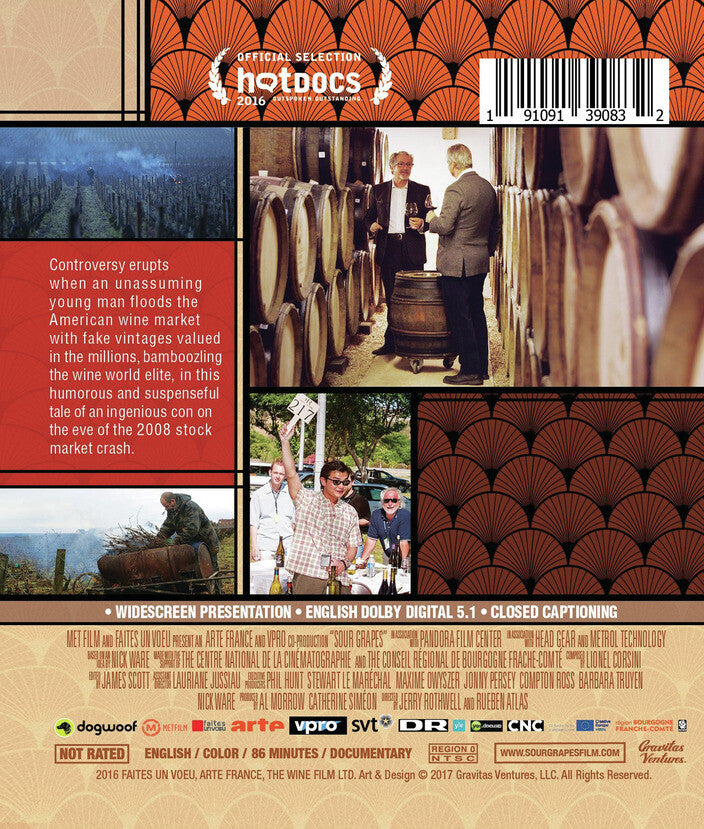 sour grapes - Back Panel - Blu-ray