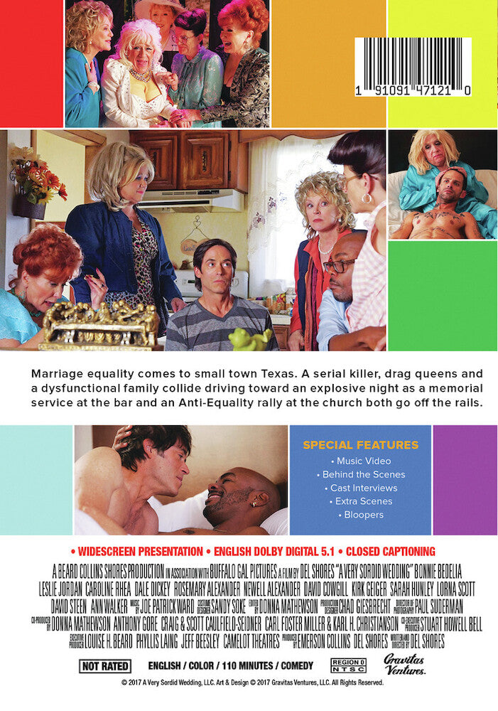 a very sordid wedding - Back Panel - DVD