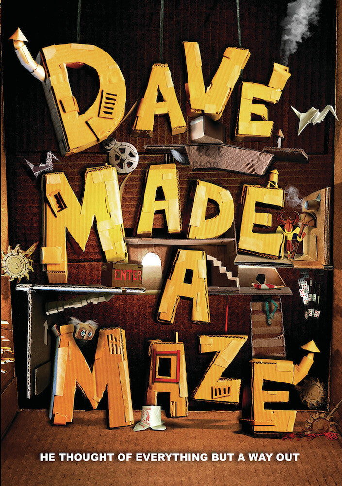 dave made a maze - DVD