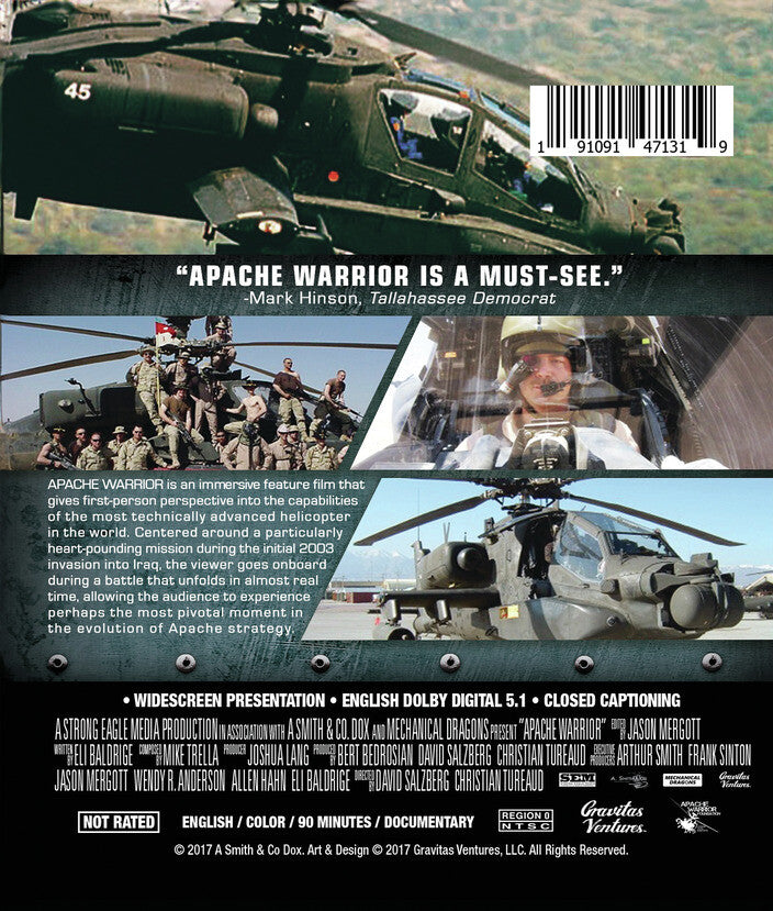 apache warrior - Back Panel - Blu-ray