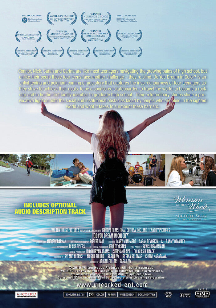 do you dream in color - Back Panel - DVD