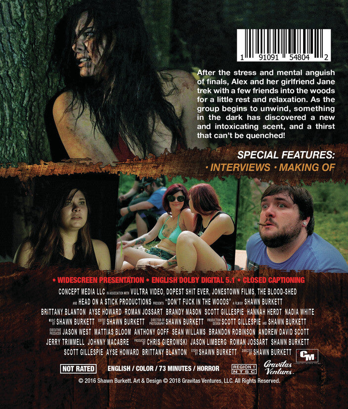 Don't F*** in the Woods - Back Panel - 