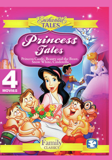 Princess Tales - Princess Castle, Beauty and the Beast, Snow White, and Cinderella - 