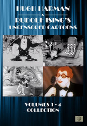 Hugh Harman & Rudolf Ising's Uncensored Cartoons Volumes 1 - 4 Collection - 