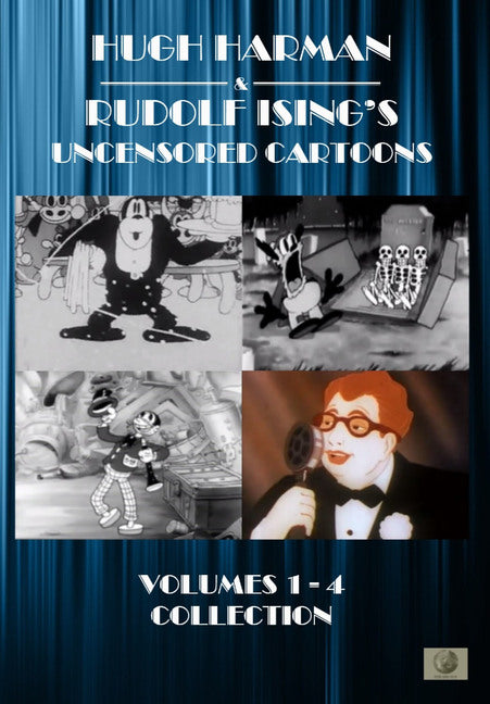 Hugh Harman & Rudolf Ising's Uncensored Cartoons Volumes 1 - 4 Collection - 