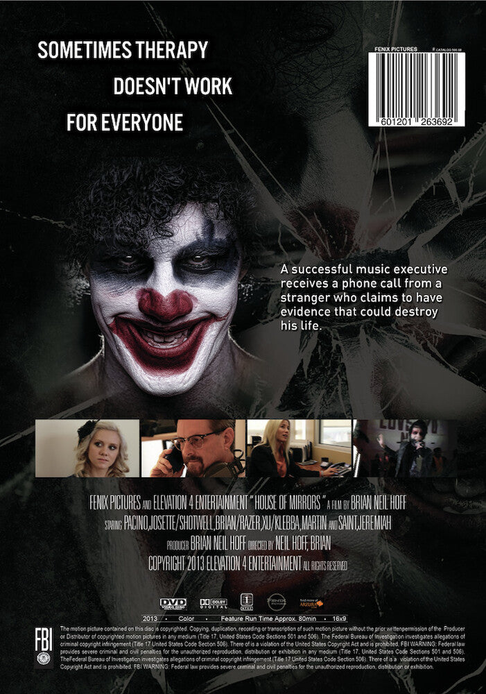 house of mirrors - Back Panel - DVD