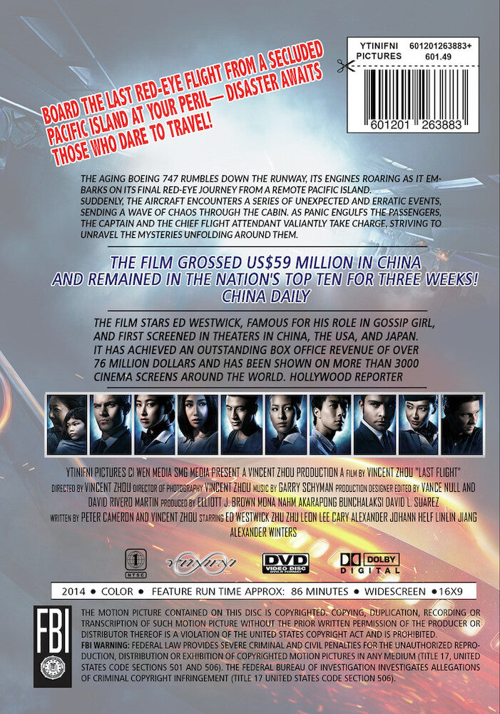 last flight - Back Panel - DVD