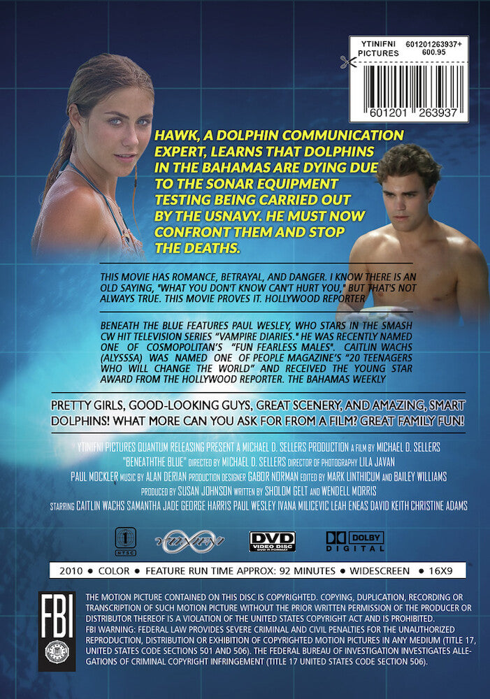 beneath the blue - Back Panel - DVD