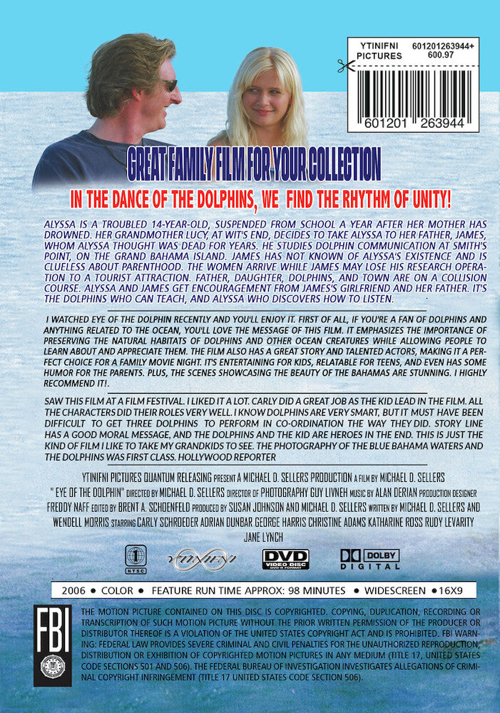 eye of the dolphin - Back Panel - DVD