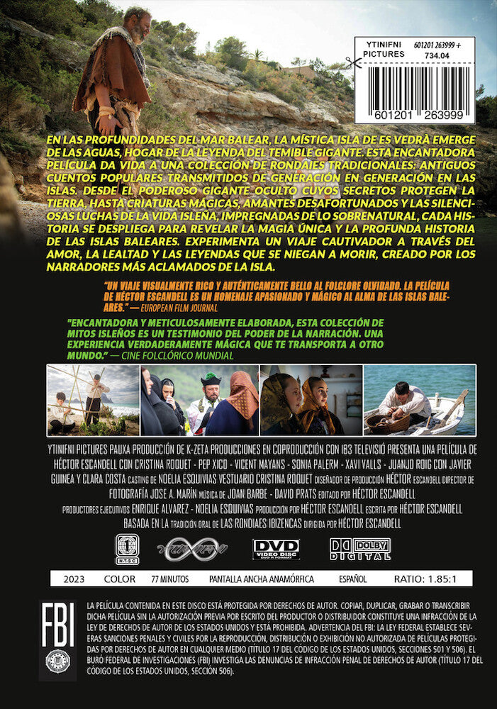 El Gigante de Es Vedra y Otras Leyendas - Back Panel - 