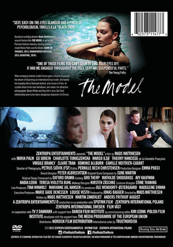 the model - Back Panel - DVD