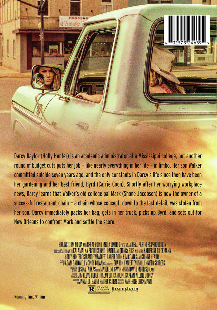 strange weather - Back Panel - DVD