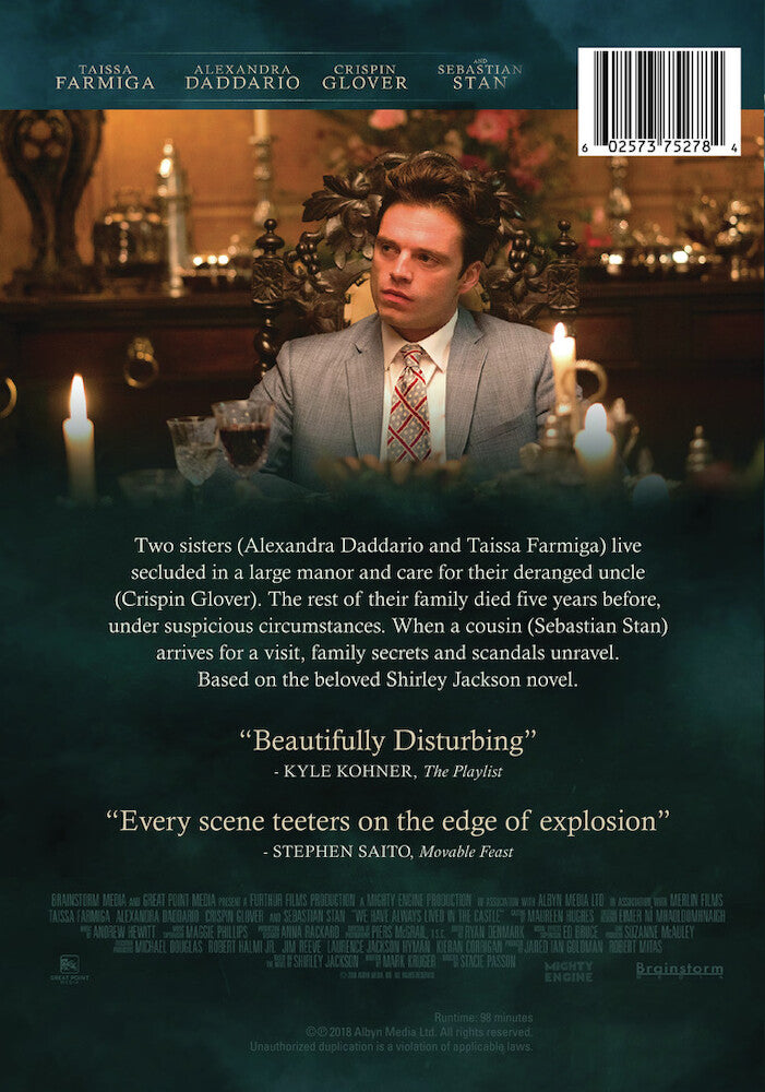 we have always lived in the castle - Back Panel - DVD