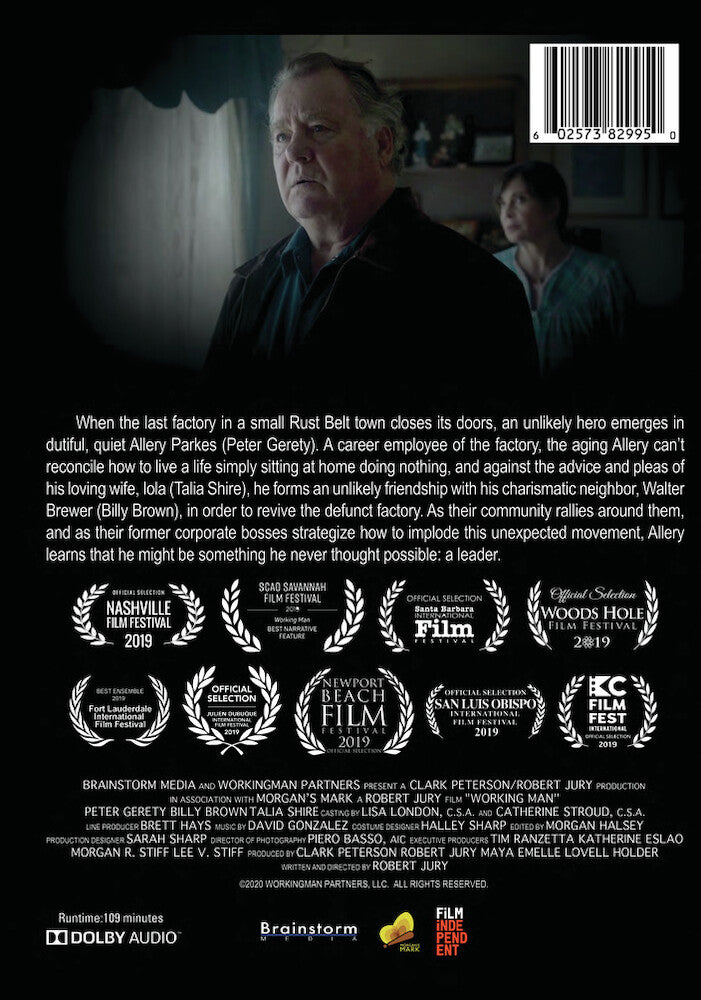 working man - Back Panel - DVD