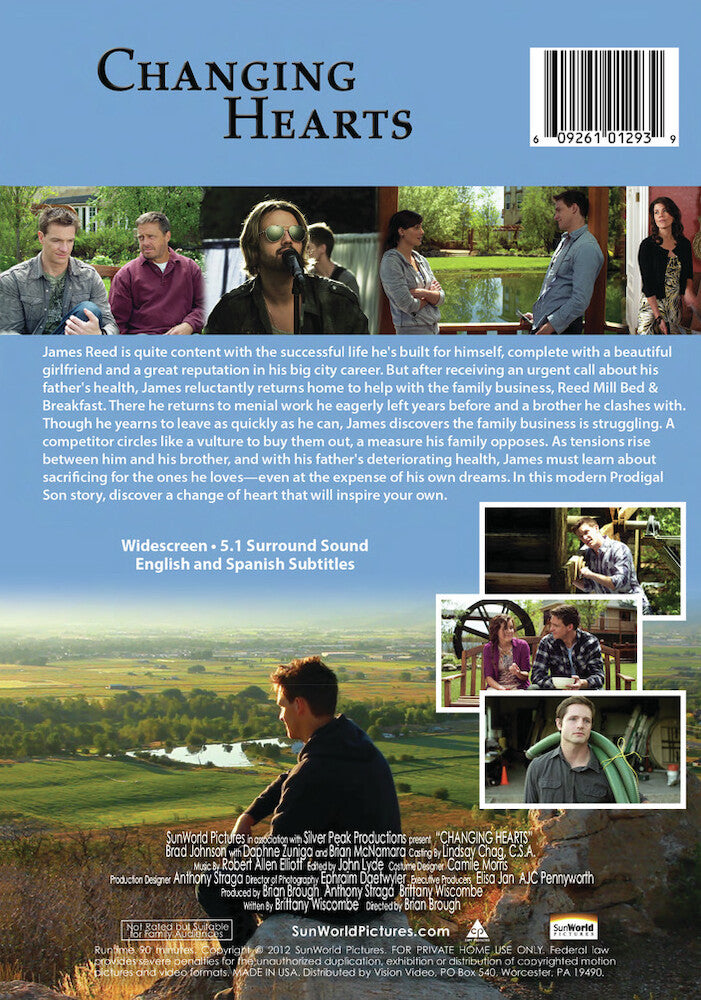 changing hearts - Back Panel - DVD