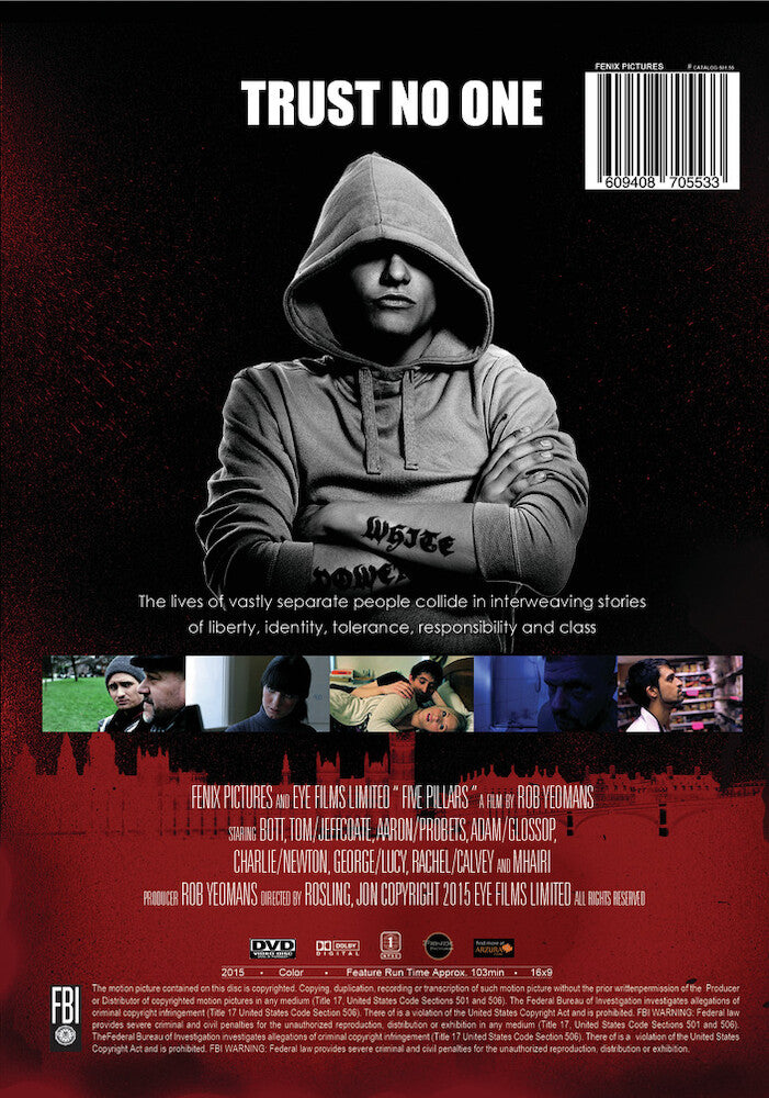 five pillars - Back Panel - DVD