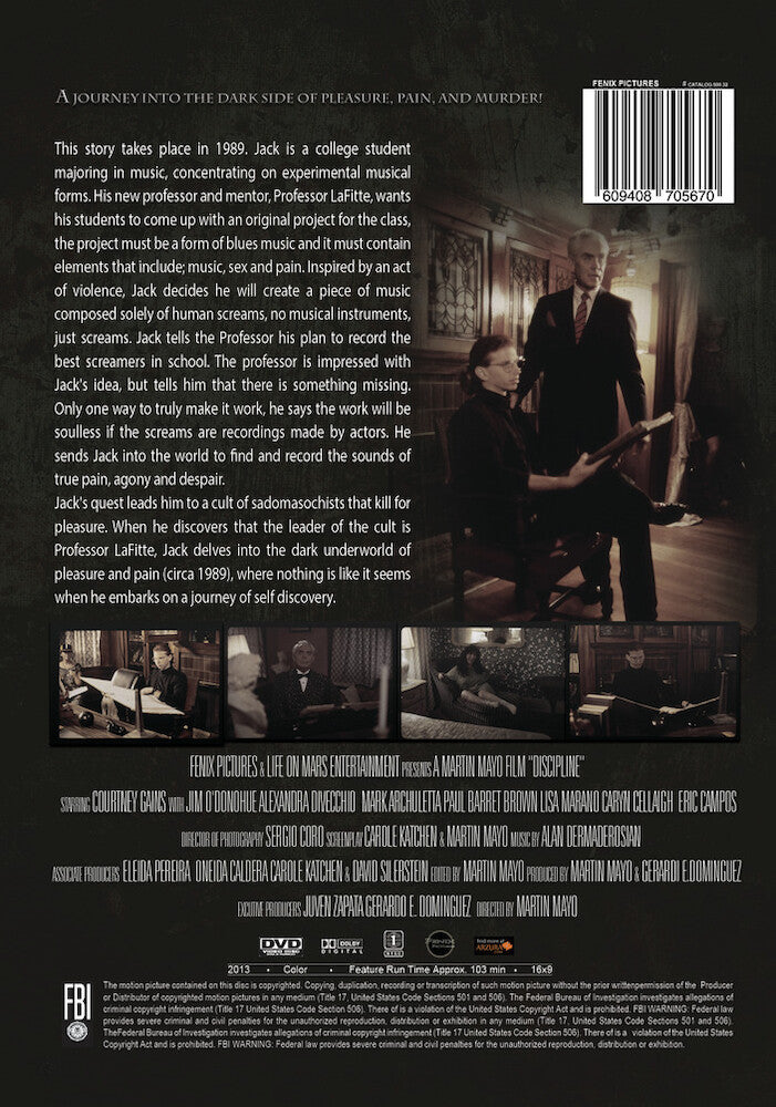 discipline - Back Panel - DVD