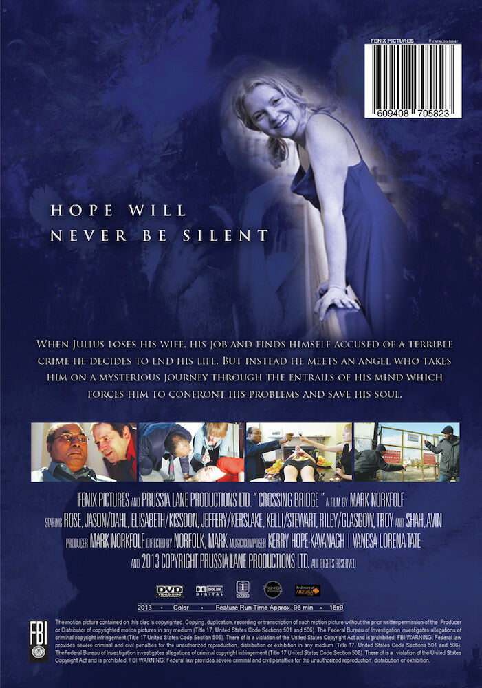the crossing bridge - Back Panel - DVD