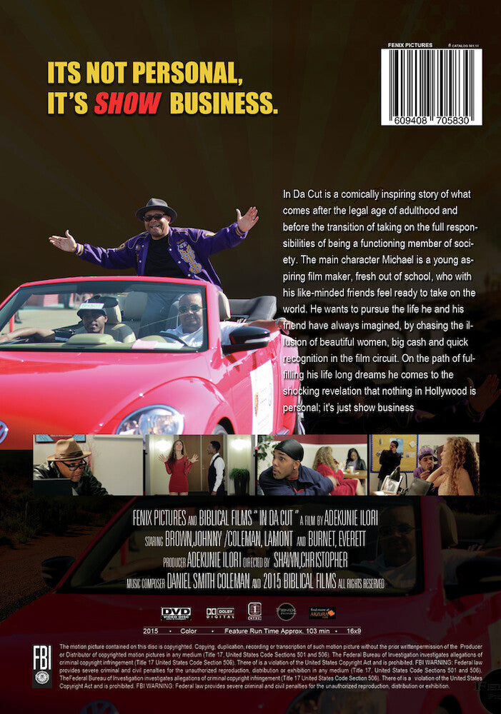 in da cut - Back Panel - DVD