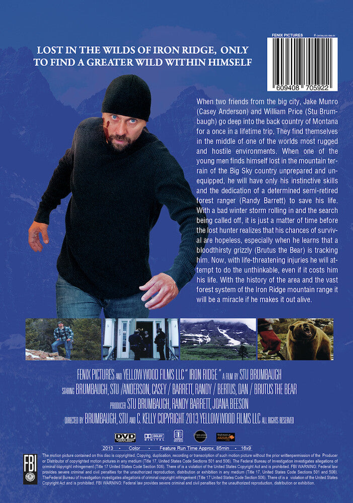 iron ridge - Back Panel - DVD