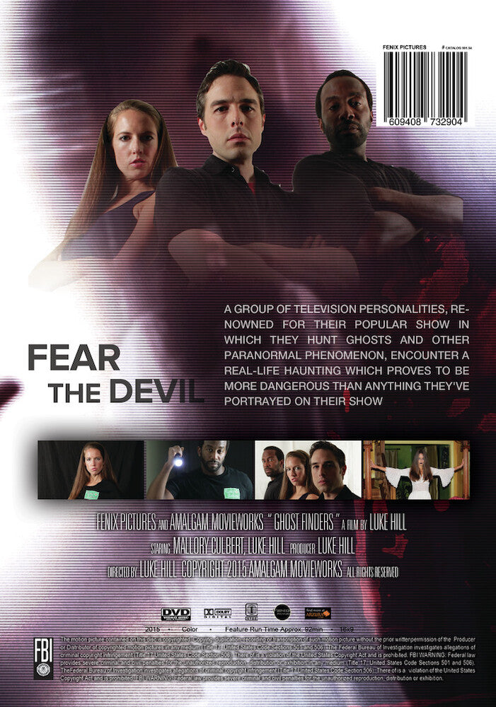 ghostfinders - Back Panel - DVD