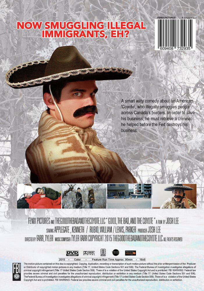 the good, the bad, and the coyote - Back Panel - DVD