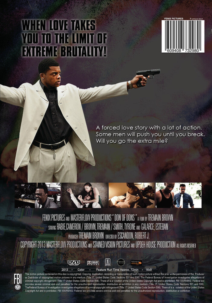 the don of dons - Back Panel - DVD