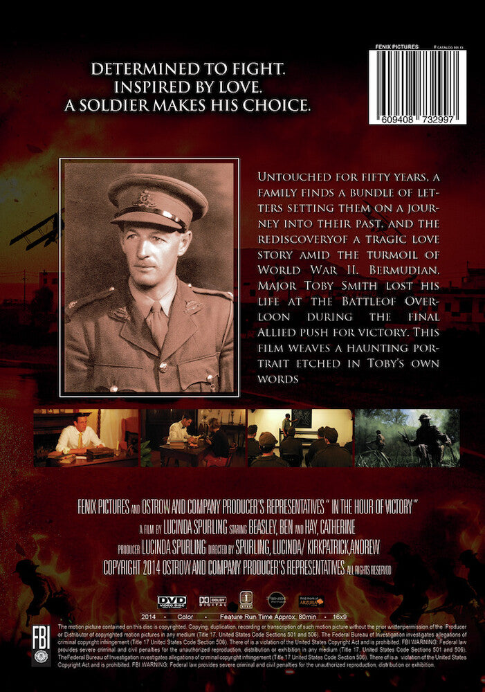 in the hour of victory - Back Panel - DVD