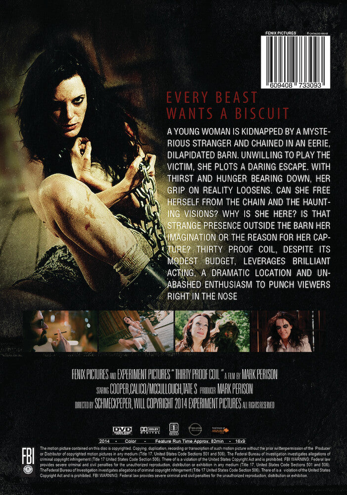 thirty proof coil - Back Panel - DVD