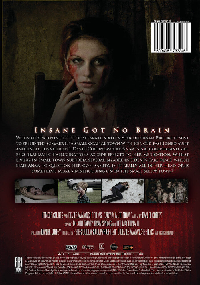 any minute now - Back Panel - DVD