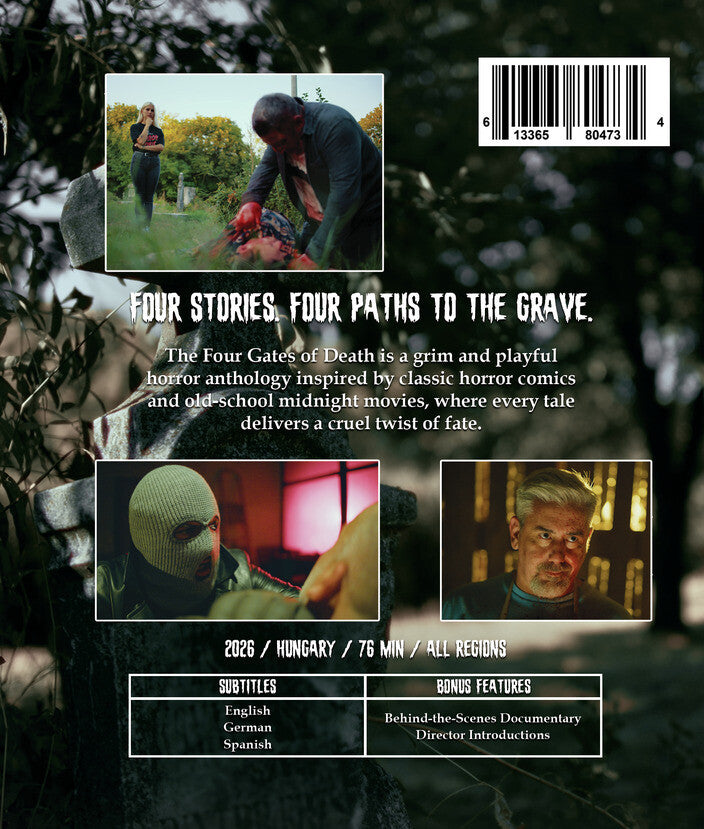 The Four Gates of Death [Blu-ray] - Back Panel - 