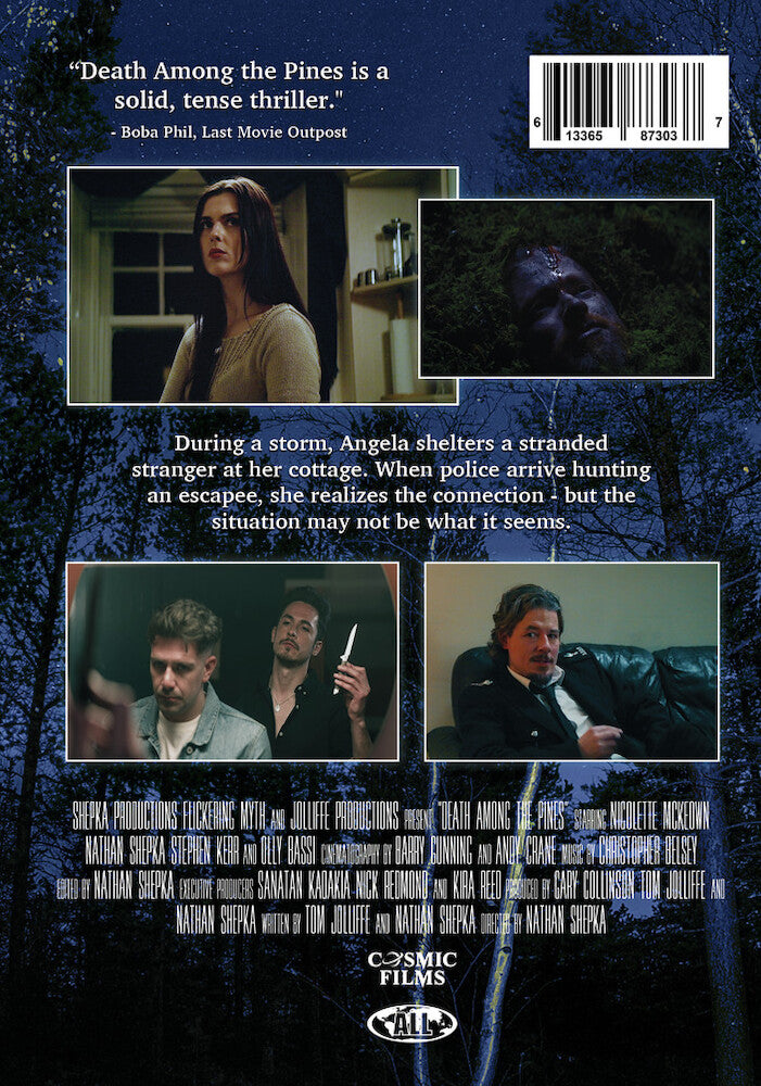 Death Among the Pines - Back Panel - 