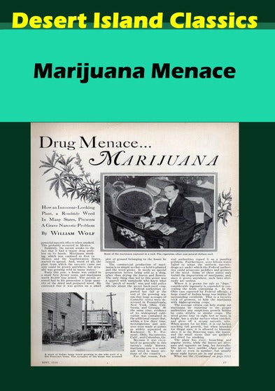 Marijuana menace - 