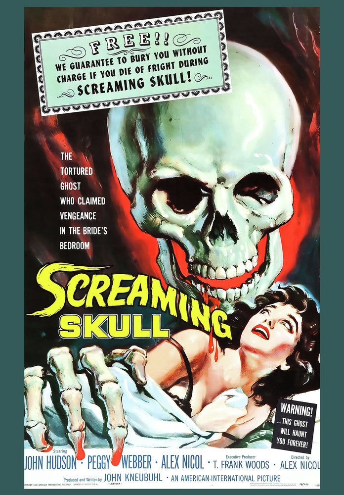 THE SCREAMING SKULL Anamorphic Widescreen Edition - 