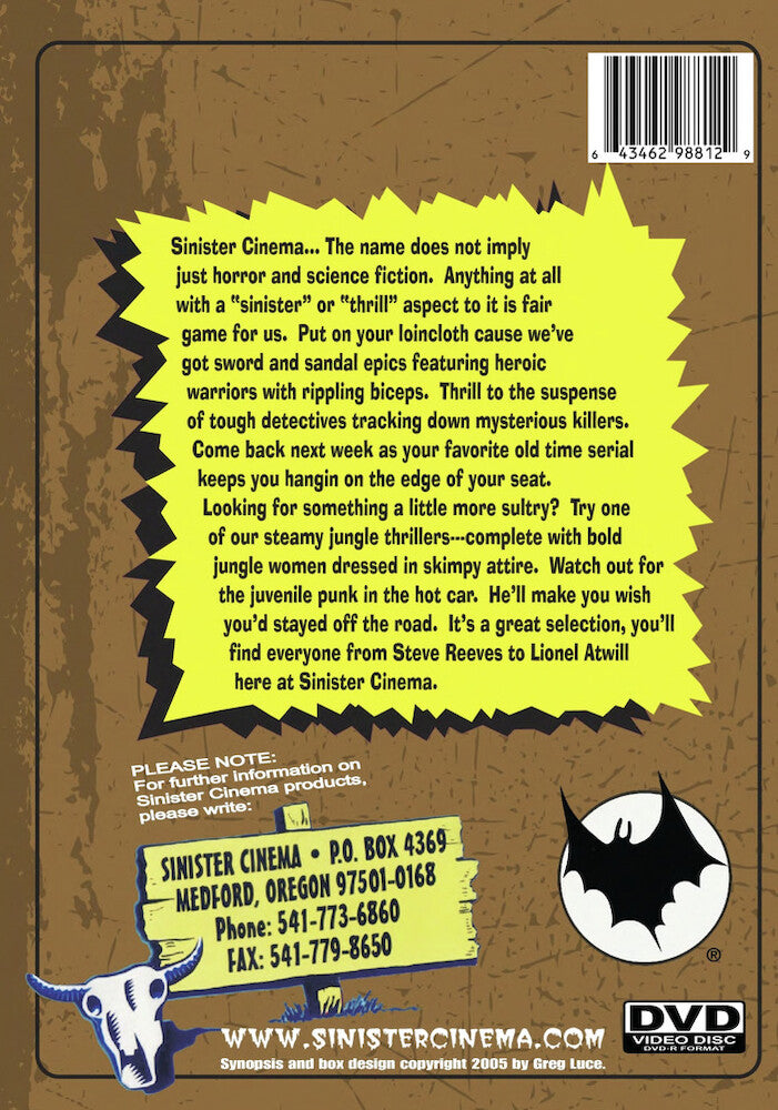 giant of marathon (anamorphic widescreen edition) - Back Panel - DVD