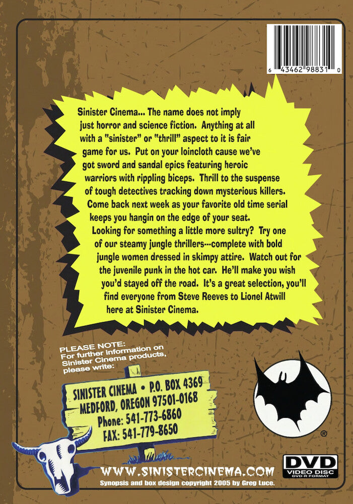 the scarlet web - Back Panel - DVD