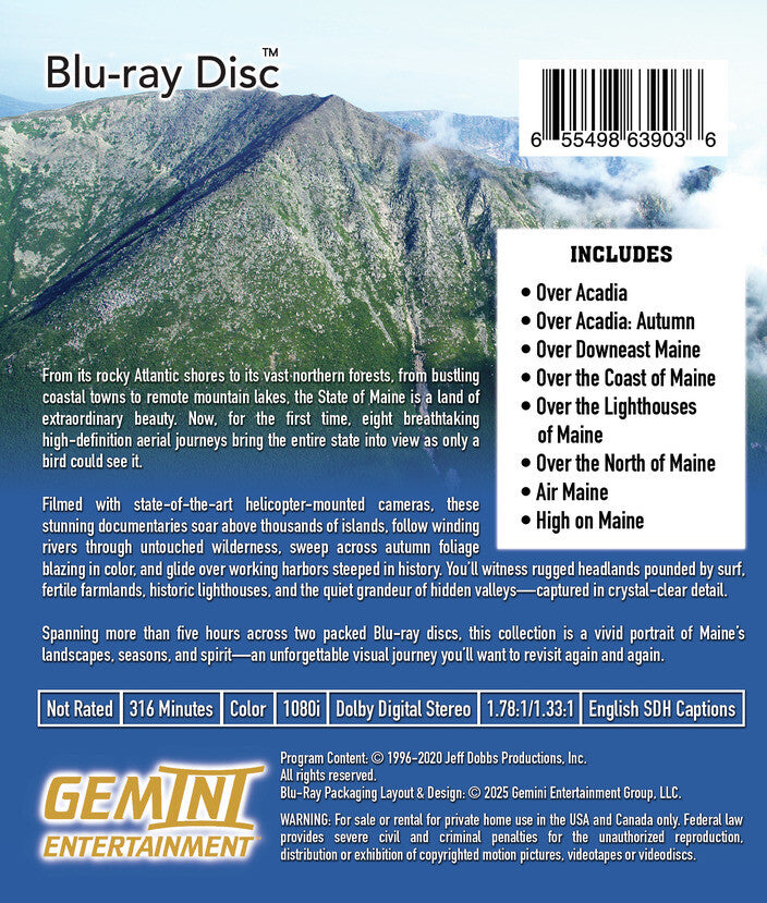 over maine: the complete collection - Back Panel - Blu-ray