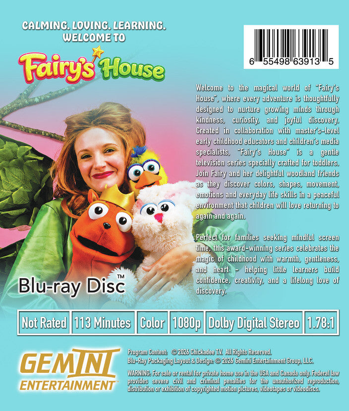 Fairy's House [Blu-Ray] - Back Panel - 
