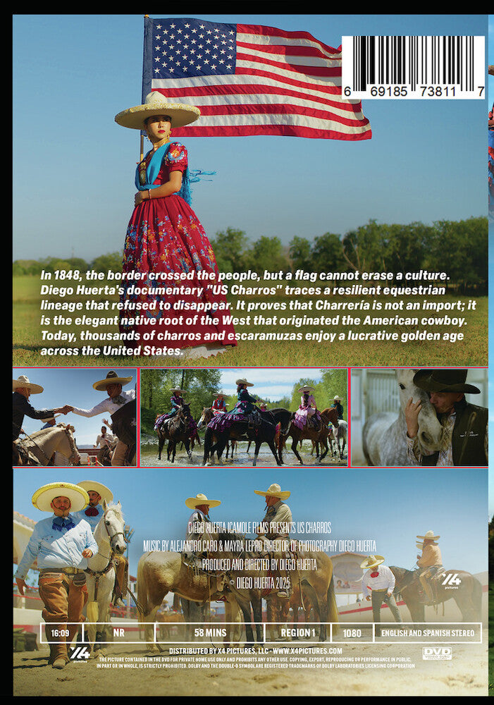 US Charros - Back Panel - 